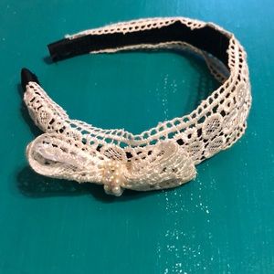 Lace Bow Headband